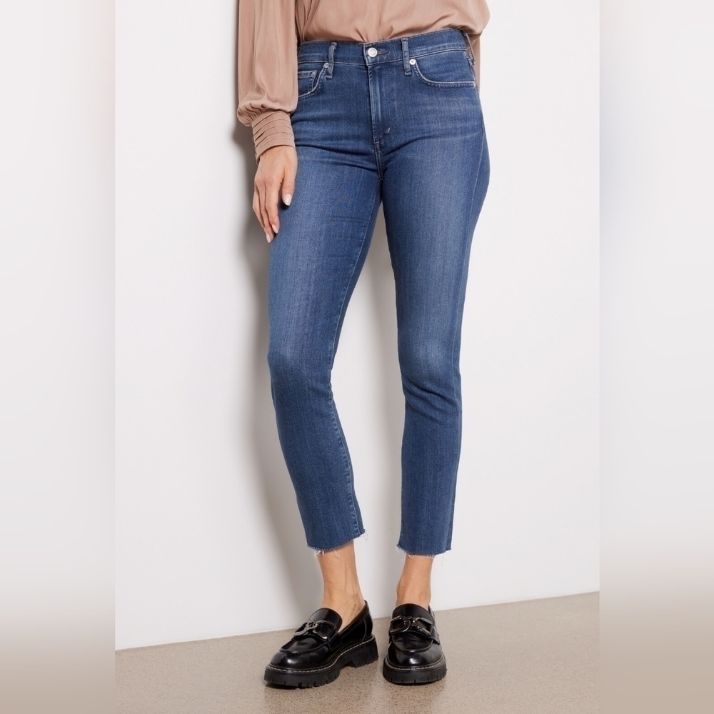 Agolde Sophie High-Rise Skinny Crop Jeans - Size 27
